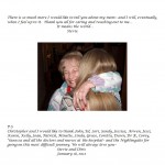 Stevie's Letter About Her Mom